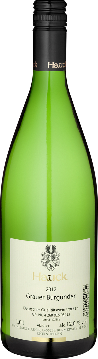 Grauer Burgunder, QbA, trocken, 1,0l