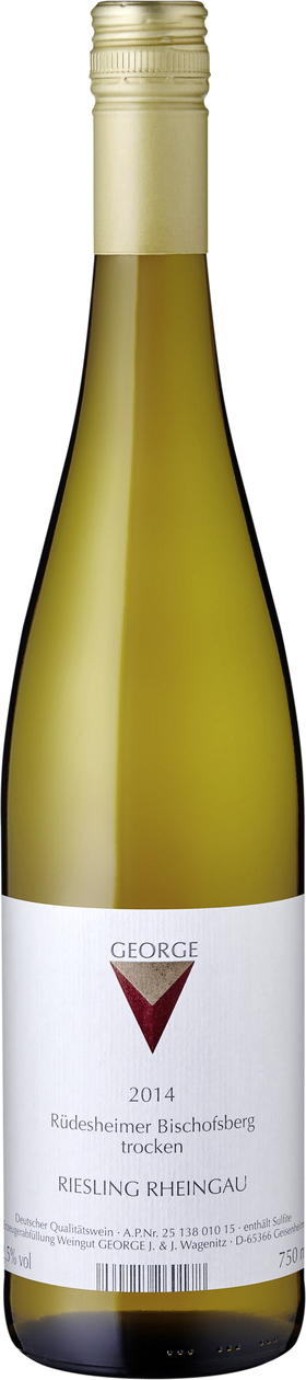 Riesling trocken, Rüdesheimer Bischofsberg, 2014