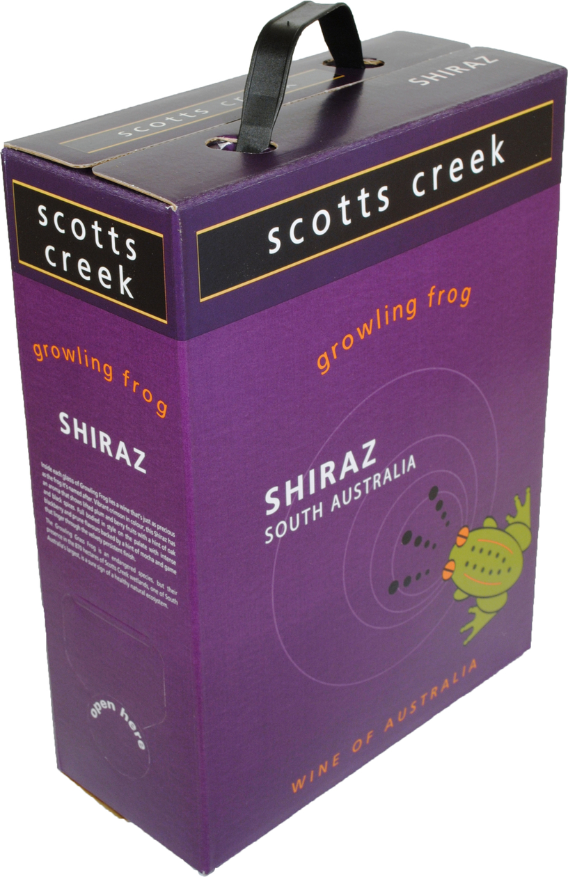 Shiraz "Growling Frog", Byrne Vineyards,Bag-in-Box