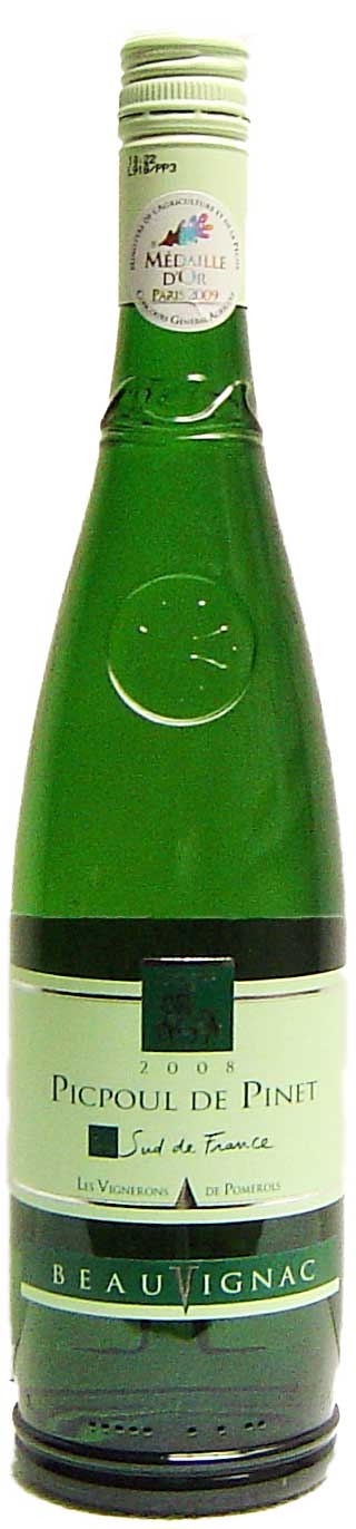 Picpoul Beauvignac Blanc, 2013 