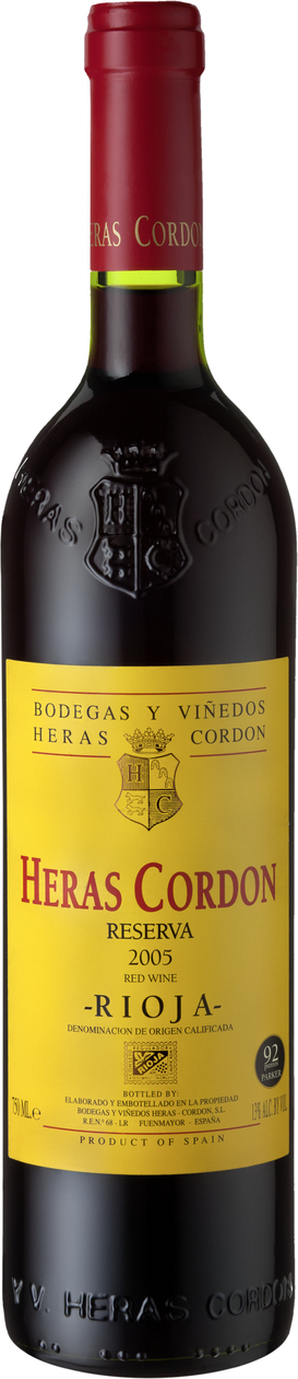 Rioja Reserva Heras Cordon 2005