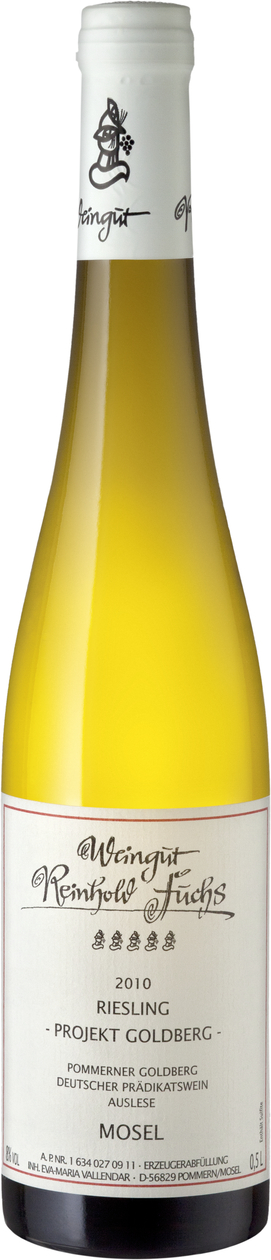 Riesling Auslese, edelsüß, Projekt Goldberg, 2010