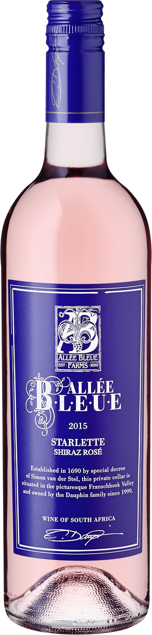 Starlette Rosé, Allée Bleue, 2015