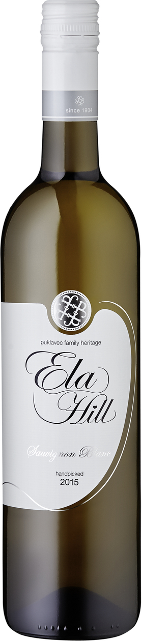 Sauvignon Blanc, "Ela Hill",Puklavec,2015