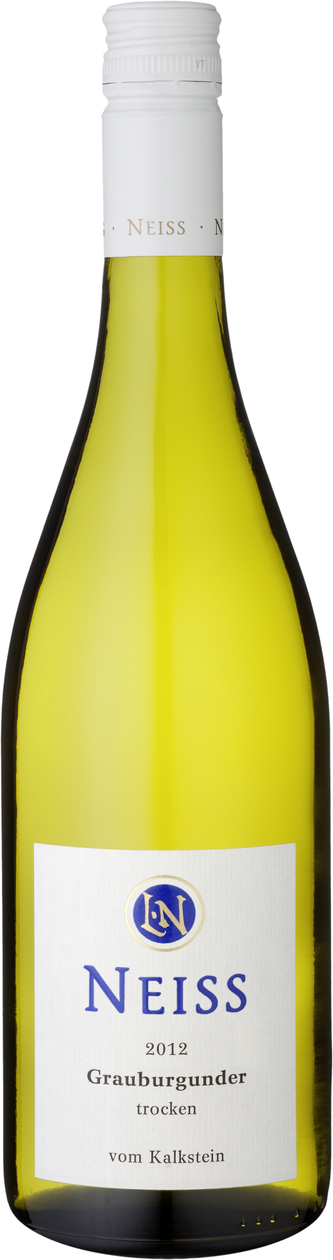 Grauburgunder, QbA, trocken "vom Kalkstein" 2012