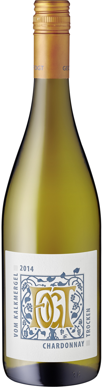 Chardonnay trocken, Fogt "vom Kalkmergel", 2014